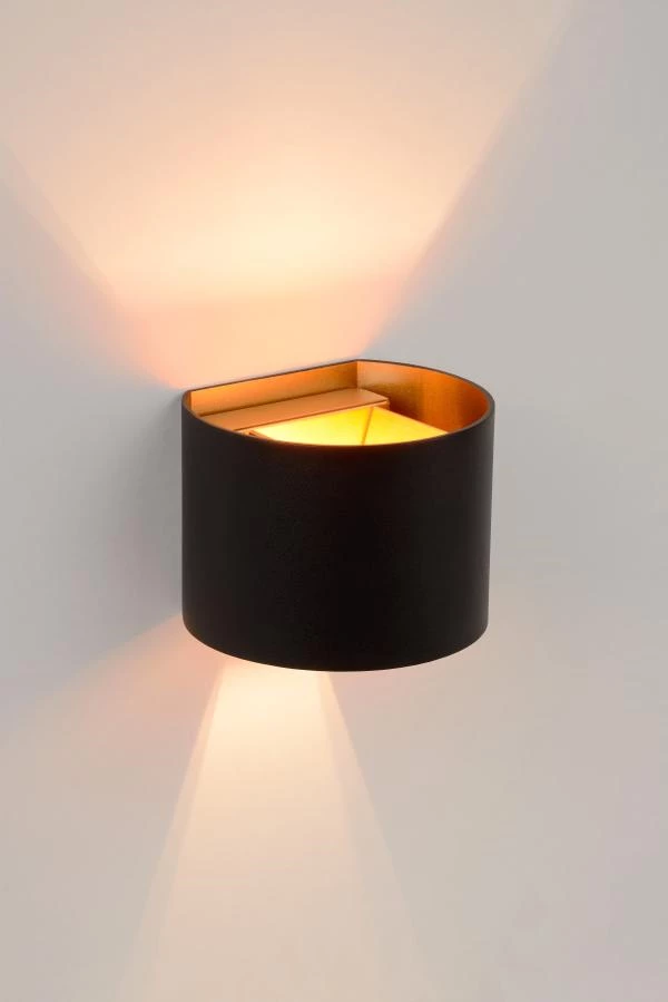 Lucide XIO - Lámpara de pared - LED Regul. - G9 - 1x3,5W 2700K - Ángulo de haz ajustable - Negro - detalle 2